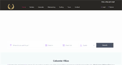 Desktop Screenshot of cabarete-villas.com