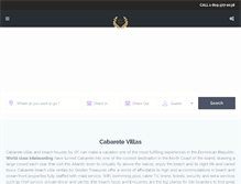 Tablet Screenshot of cabarete-villas.com